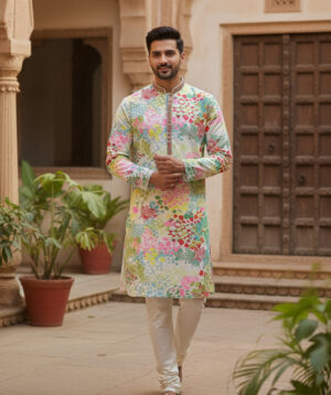 Chikan Weave Kurta