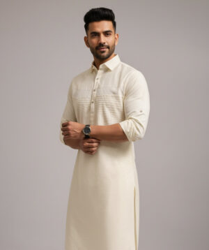 Chest Print Pathani