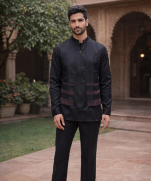 Traditional elegance bandhgala with modern style